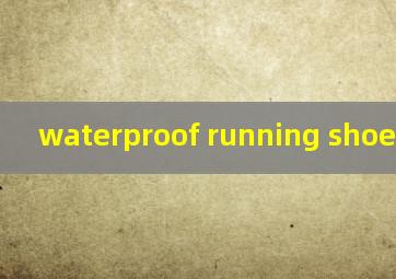  waterproof running shoes
